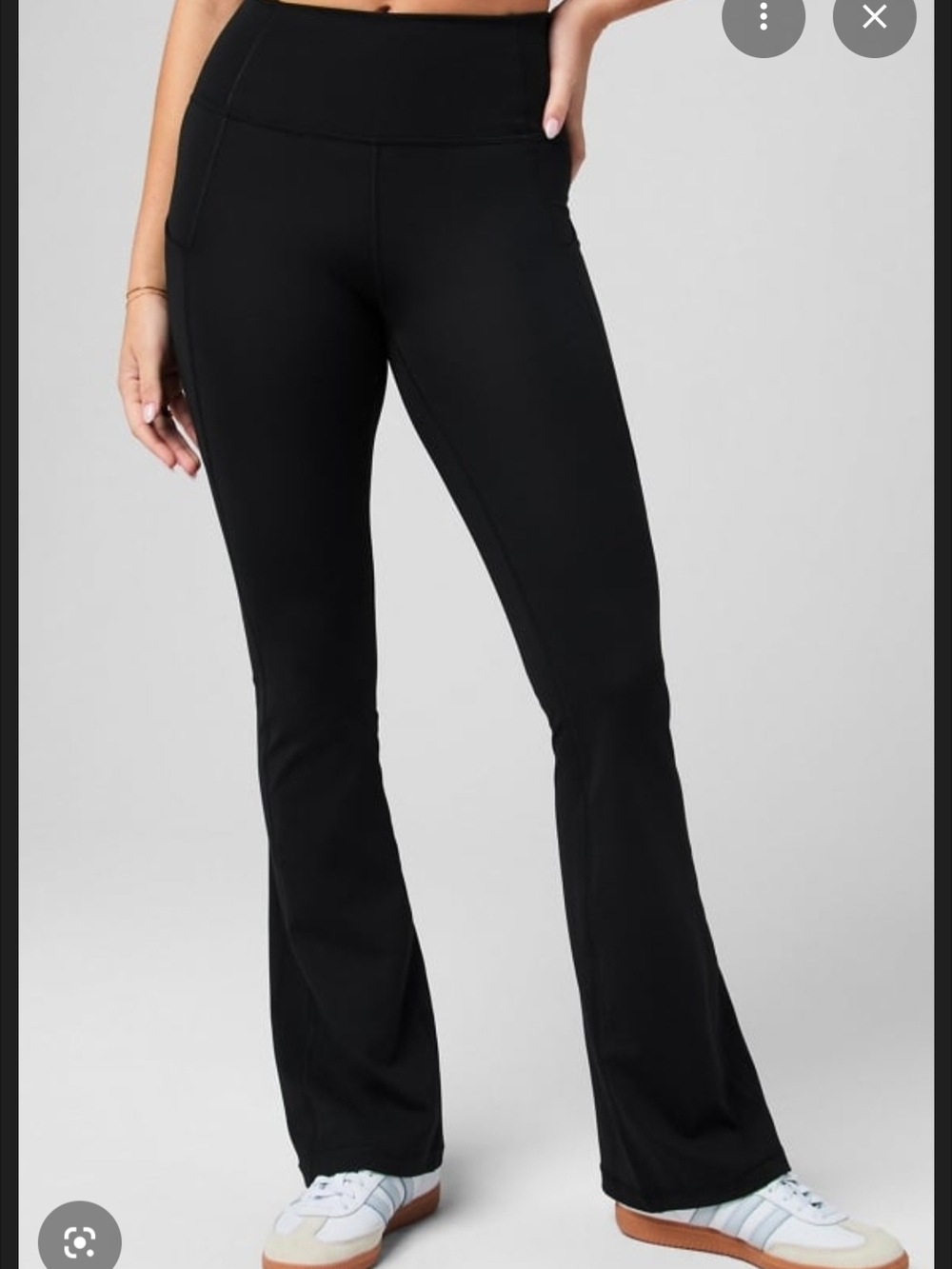 Fabletics Black High-Rise Flare Leggings